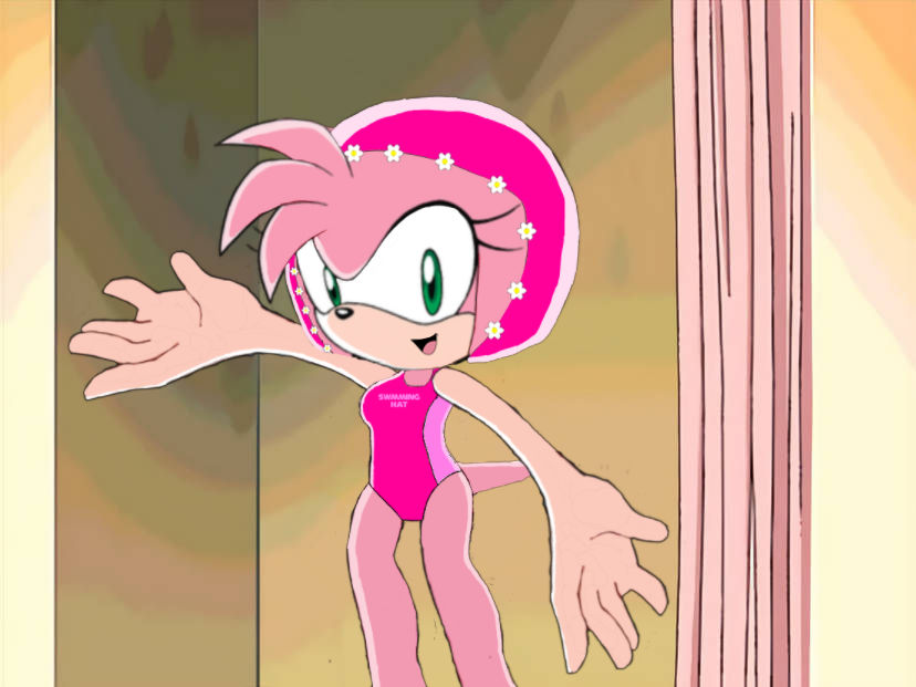 Amy Poolp Sonic X Cosmic Rebirth Amy Rose Swimming Pool by Danyviani on DeviantArt