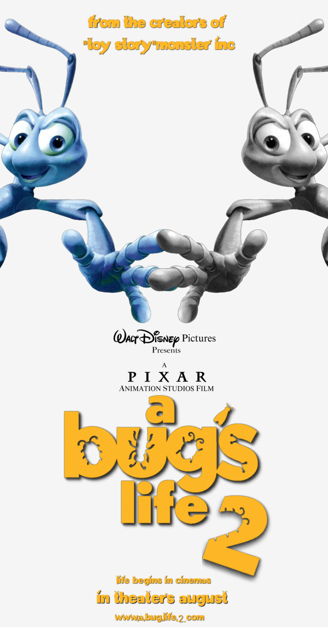 Disney Pixar A Bugs Life 2 (2002) Movie Poster by Danyviani on DeviantArt