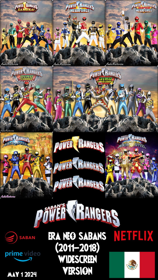 Power Rangers Era Neo Sabans (2011-2018) by Danyviani on DeviantArt