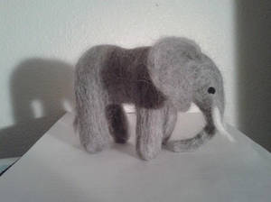 felted elephant