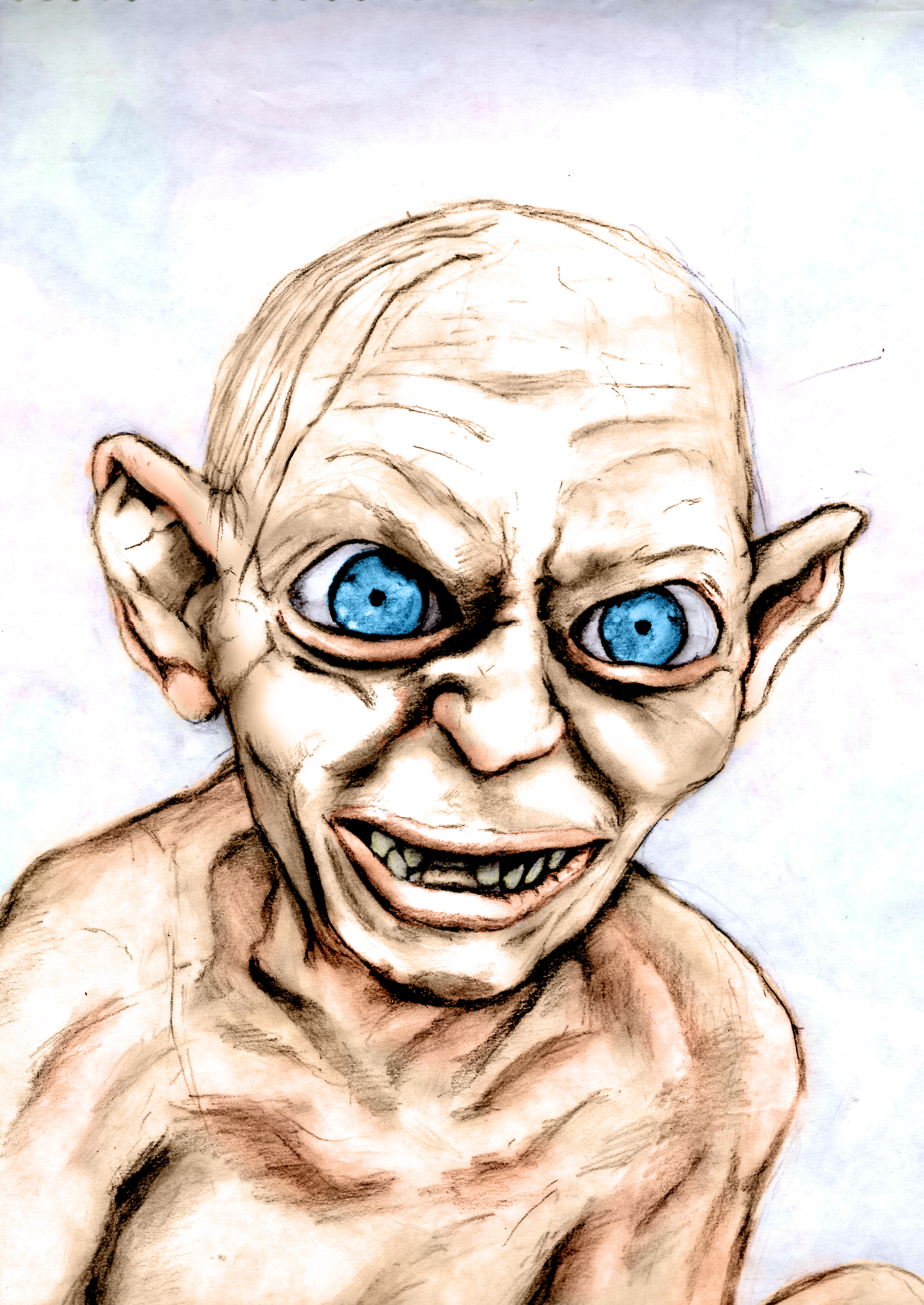 gollum portrait