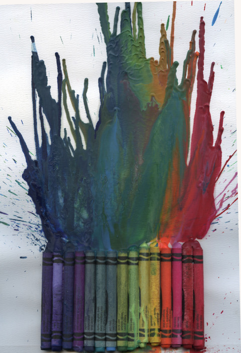 crayon explosion by illustratedbyzara on DeviantArt