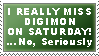 I Miss Digimon Stamp