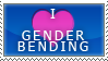 I Heart Gender Bending Stamp