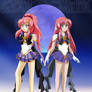 Sailor Lacus and Sailor Meer