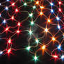 Colourful electric light net