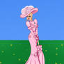 Lorelei Brosmer in a tea dress