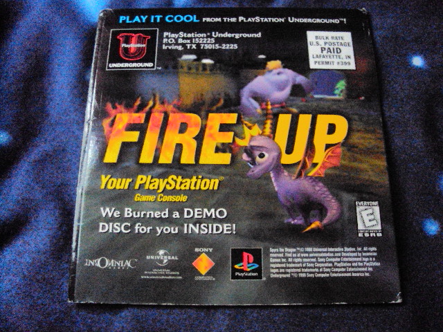 Spyro The Dragon Case and Demo Disk 4