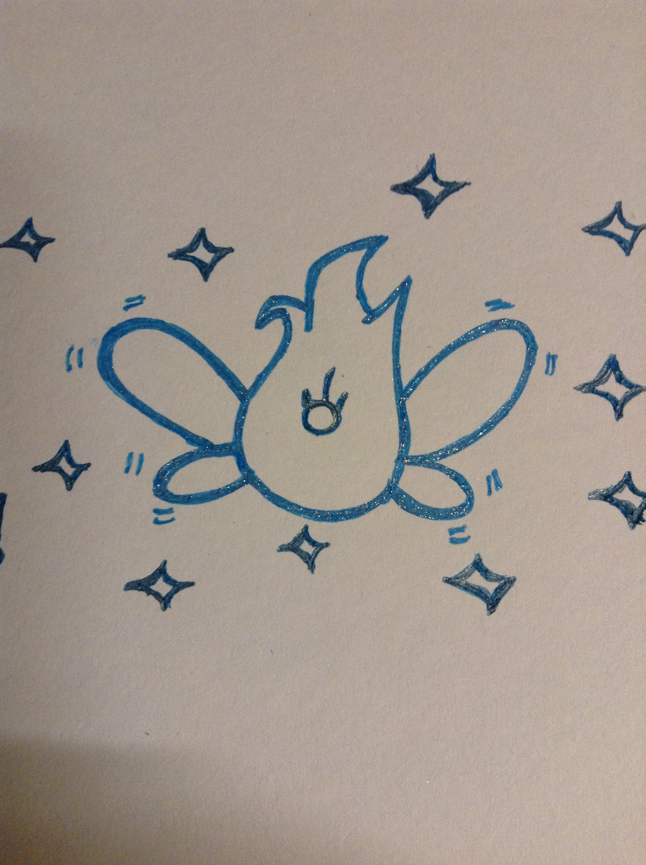 Wandering Fairy Drawing by DazzyADeviant