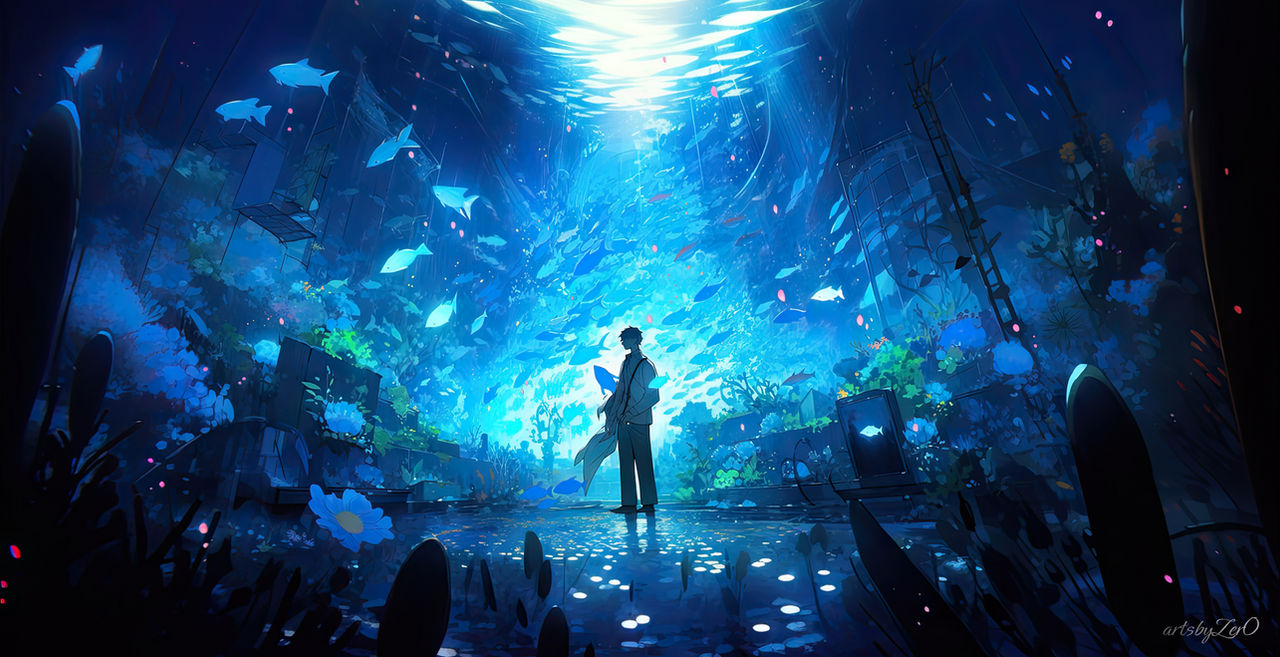 A Walk In The Deep Sea by artsbyZer0 on DeviantArt