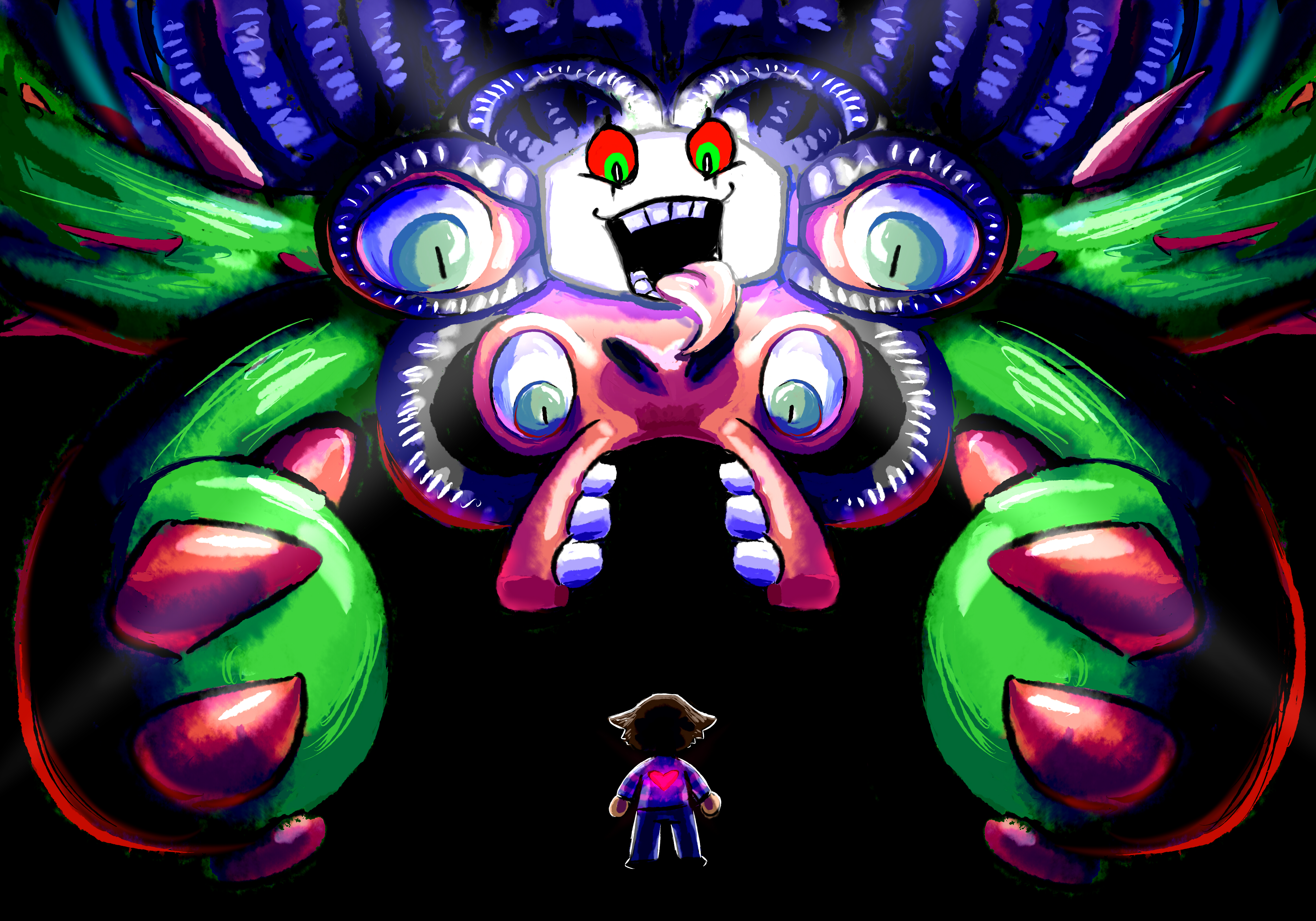 Flowey boss  Undertale flowey, Undertale fanart, Undertale art