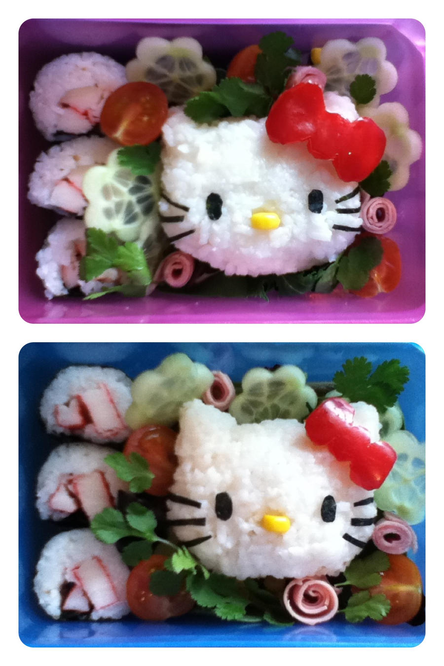 Bento ~ Charaben ~ Hello Kitty (Sanrio) by mitsubachichan on DeviantArt