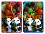 Bento ~ Charaben ~ Baby Pandas *kawaii!* by mitsubachichan