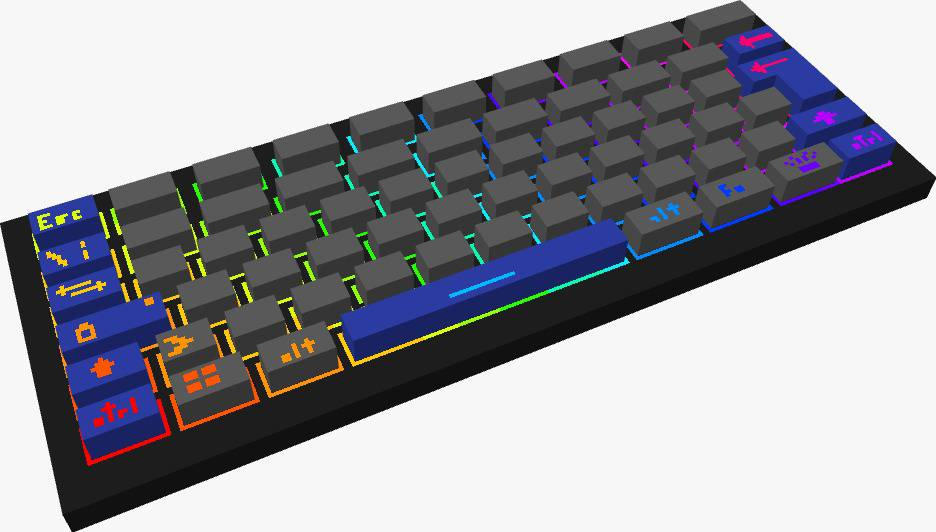 Rgb blue keyboard (2) by Goofy5052 on DeviantArt