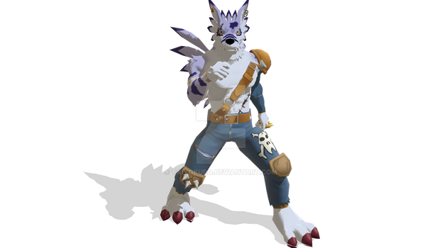 MMD WereGarurumon No Download