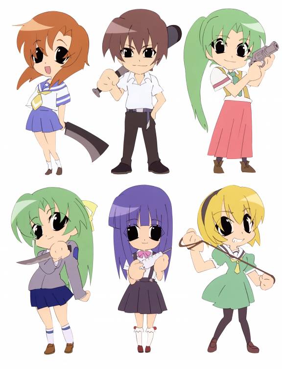 Chibi of Higurashi Charas