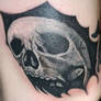 skull tattoo on myself