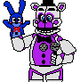 Fnaf sister location Funtime freddy ~ page doll