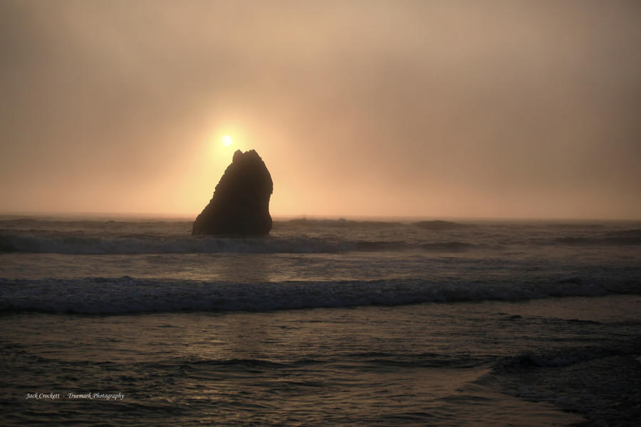 Sun over a Seamount