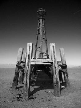 Black And White Pier