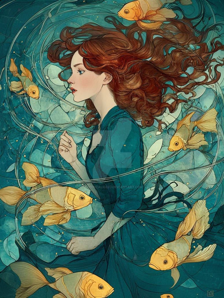 Alice Goldfish With the Goldfish by GothicAlice87 on DeviantArt