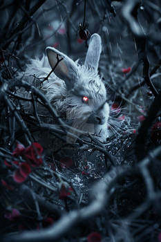 Wonderland Rabbit Still, by Gothic Alice GriMM