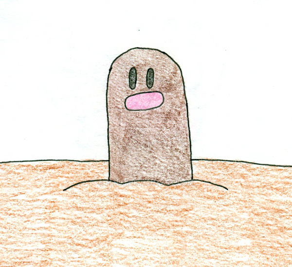 Diglett Fanart Diglett by ELR93 on DeviantArt