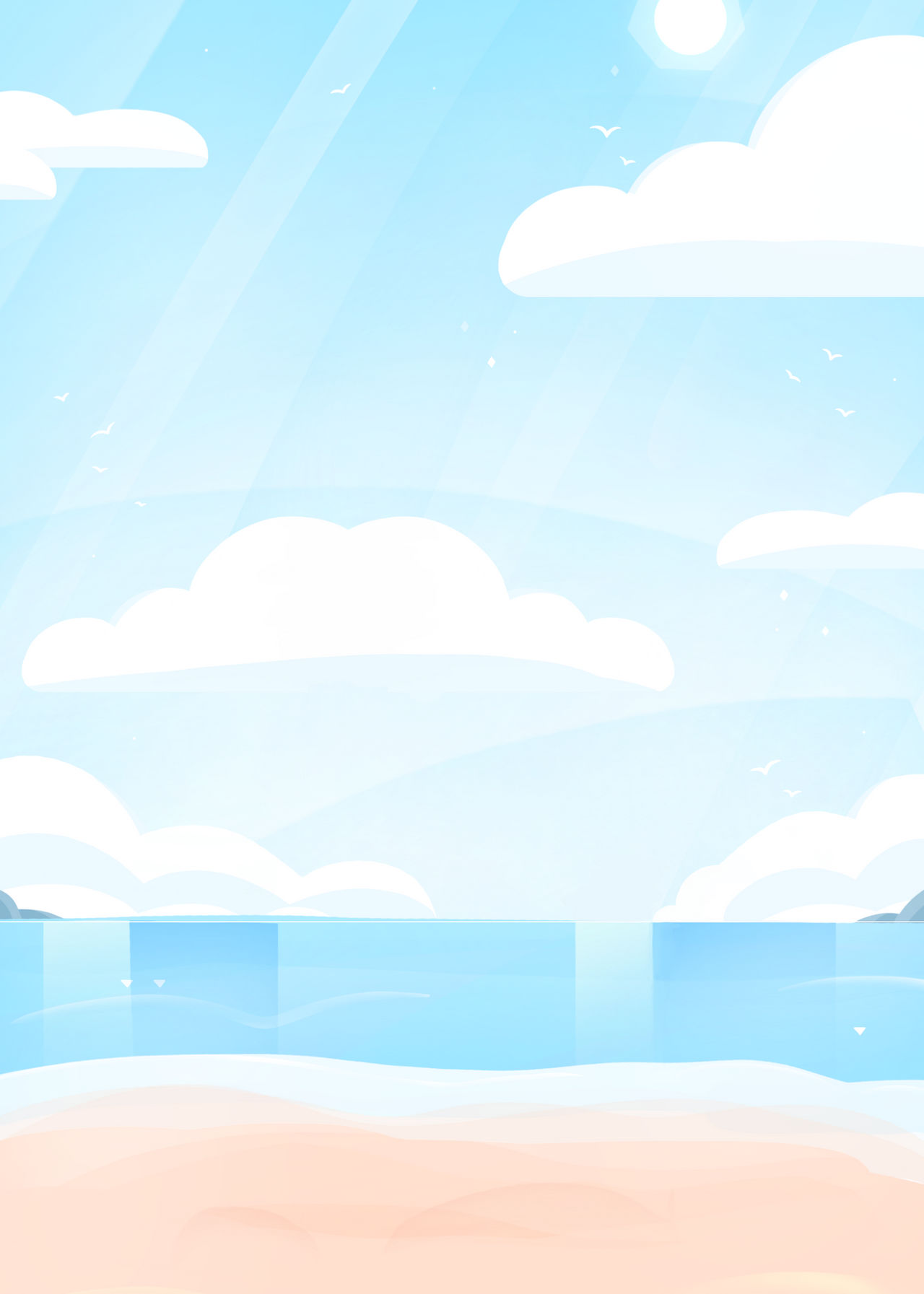 Beach Deviantart Background Beach Day Background Art by Natuski on DeviantArt