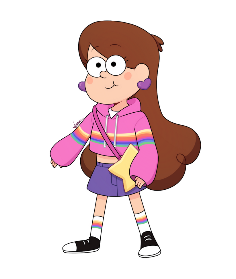 Mabel in a colorful outfit by Natuski on DeviantArt