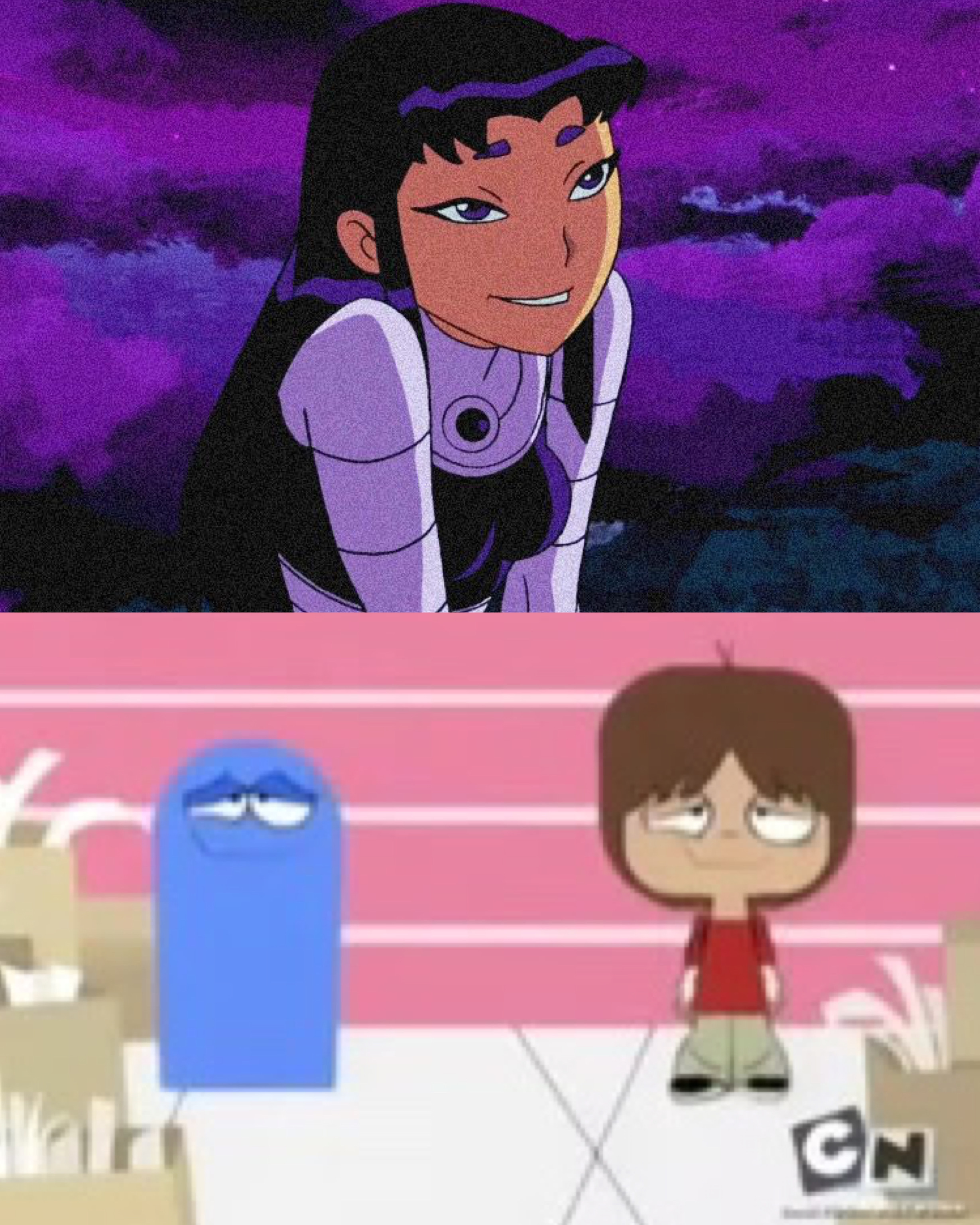 Mac Bloo in love with Blackfire by skreetbull35 on DeviantArt