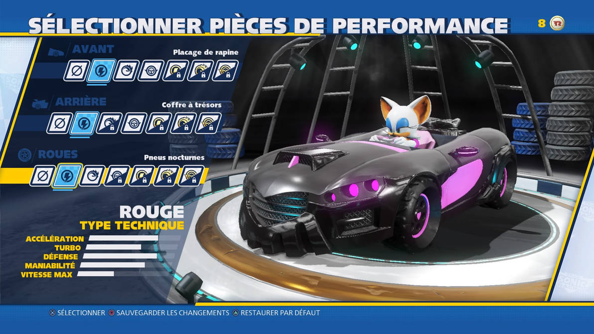 Rouges Car Sonic Sonic TR Rouge Custom Car by WitchWandaMaximoff on DeviantArt