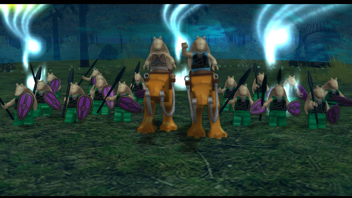 Lego Star Wars Gungan Army by WitchWandaMaximoff on DeviantArt