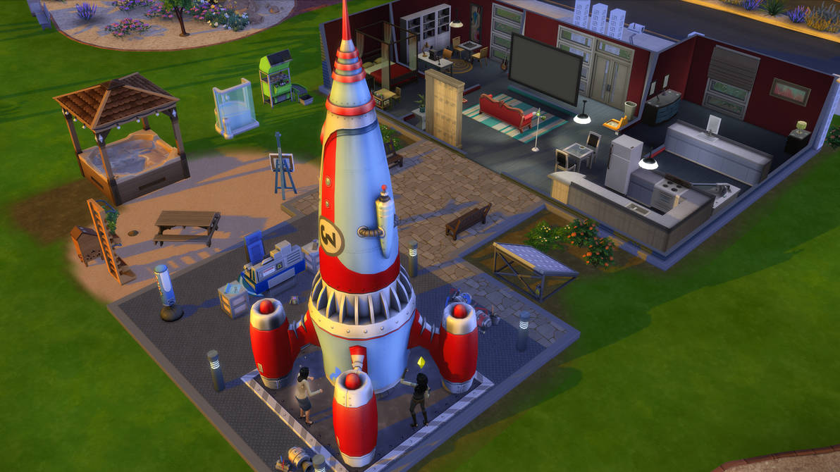 Sims 4 Custom Rocketship Cc Sims 4 Pirate Space Rocket ! by WitchWandaMaximoff on DeviantArt