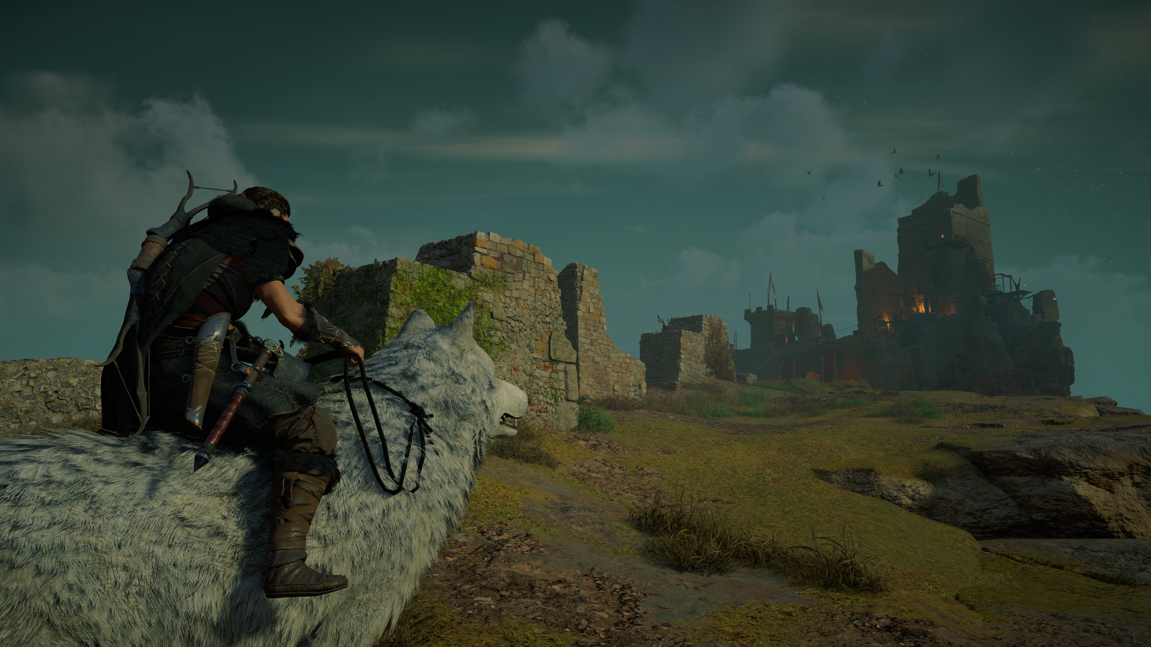 ac valhalla exploring with the wolf by