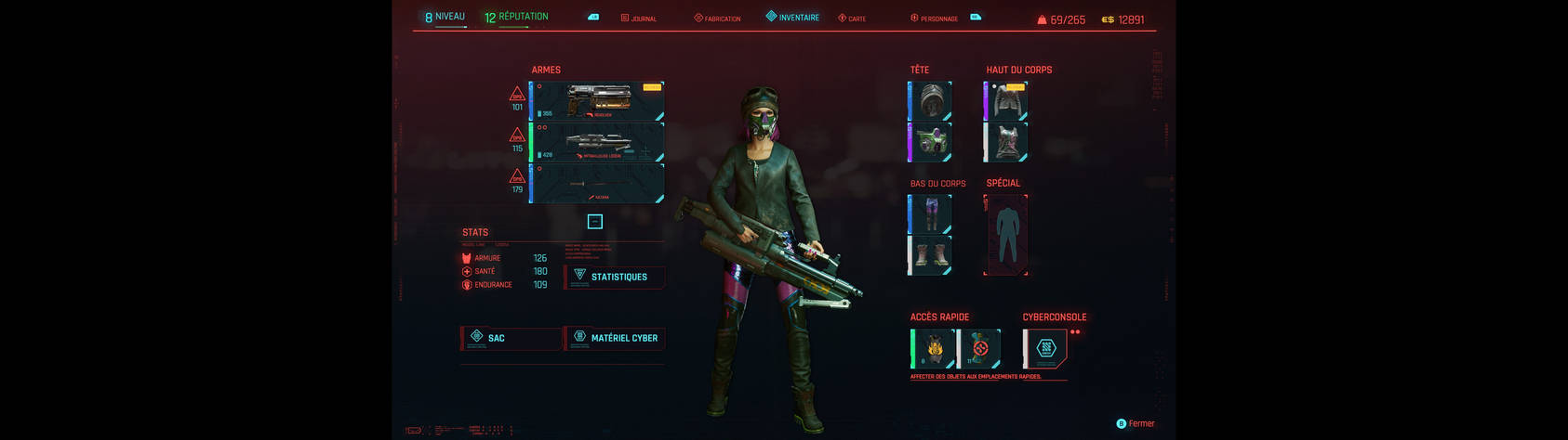 Cyberpunk 2077 Rose Inventory by WitchWandaMaximoff on DeviantArt