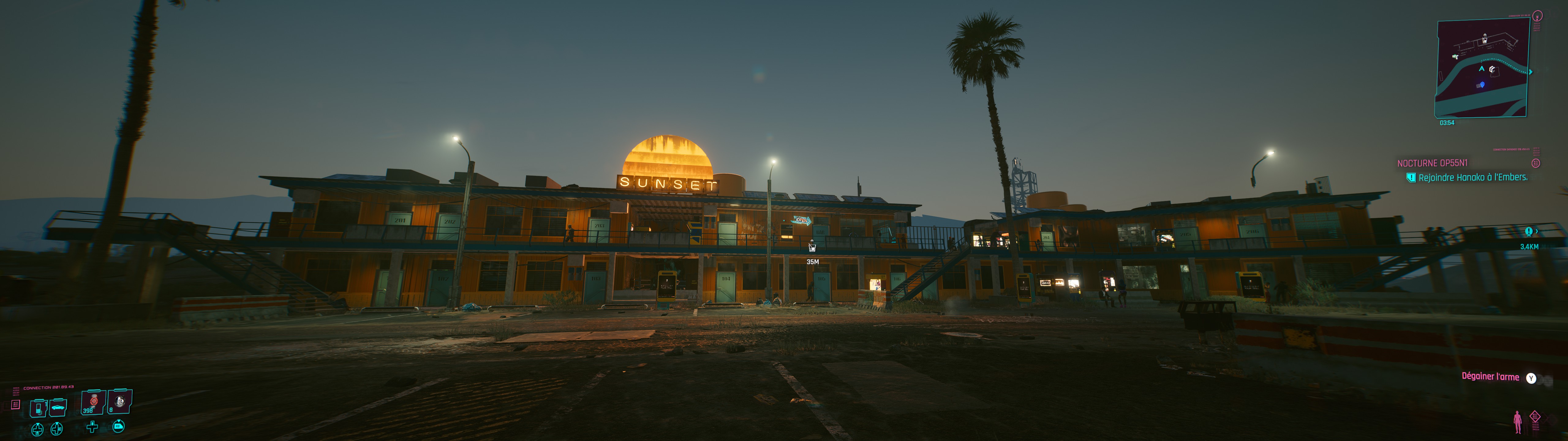 Cyberpunk 2077 Sunset Motel Landscape by WitchWandaMaximoff on DeviantArt