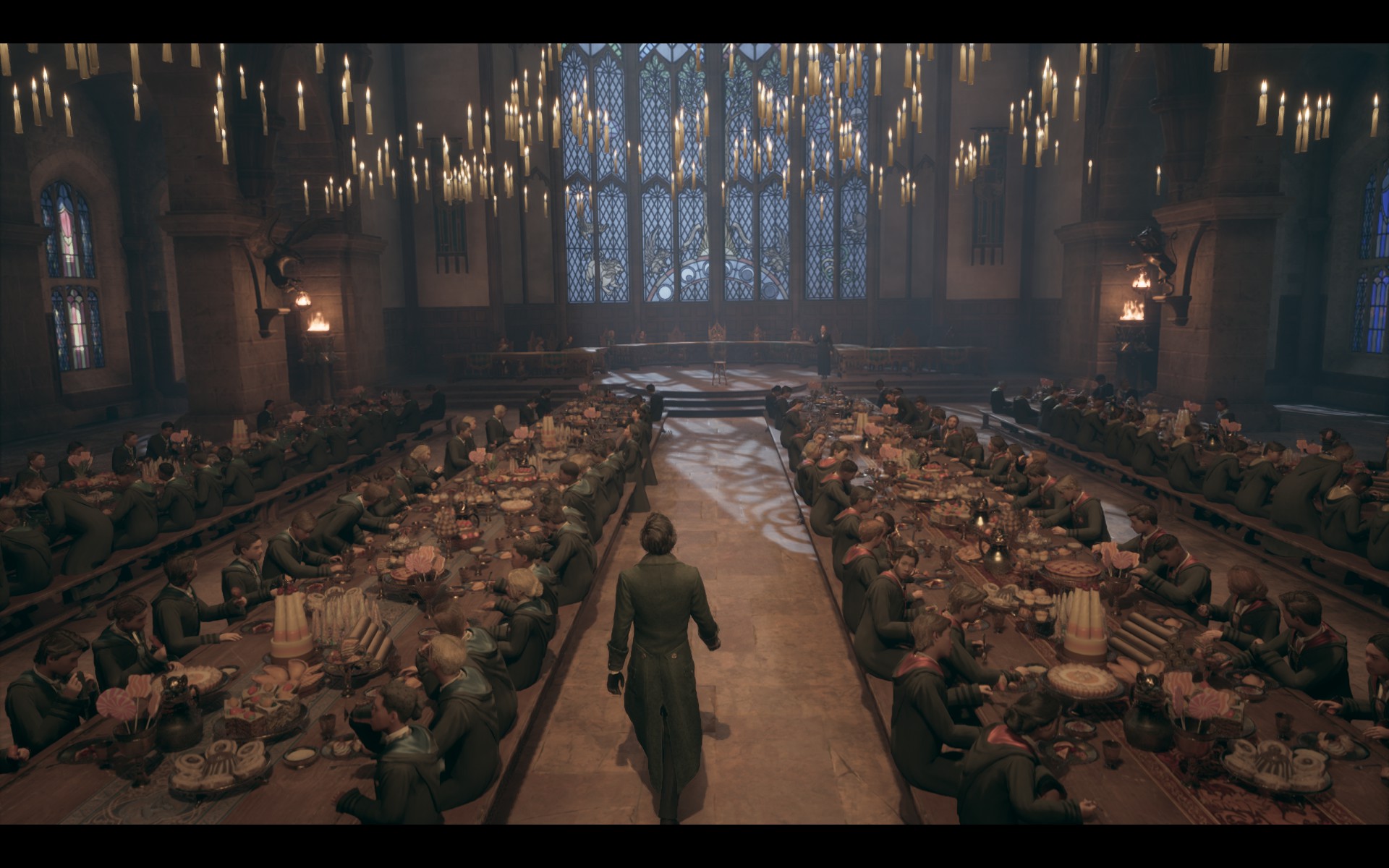 Hogwarts Great Hall House Tables Order at Harry Cairns blog