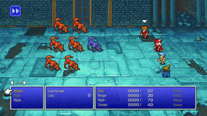 FinalFantasy 1 Battle with Monsters