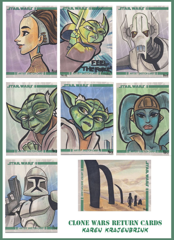 Clone Wars Return Cards