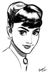 Audrey Hepburn study