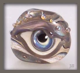 Mocha Silvered Evil Eye