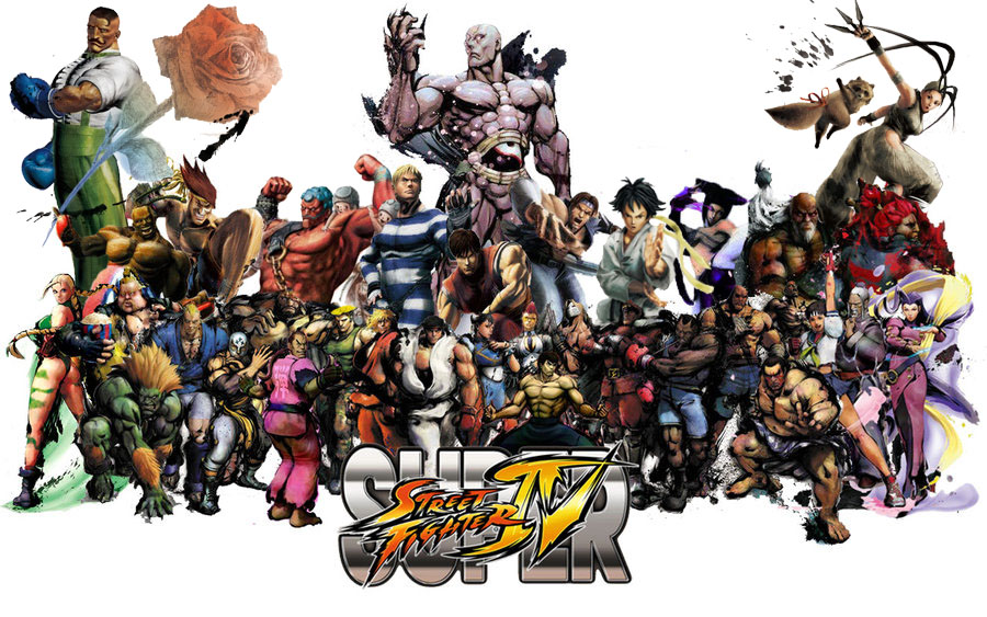 Super Street Fighter 4 Roster by Lunchbox5388 on DeviantArt