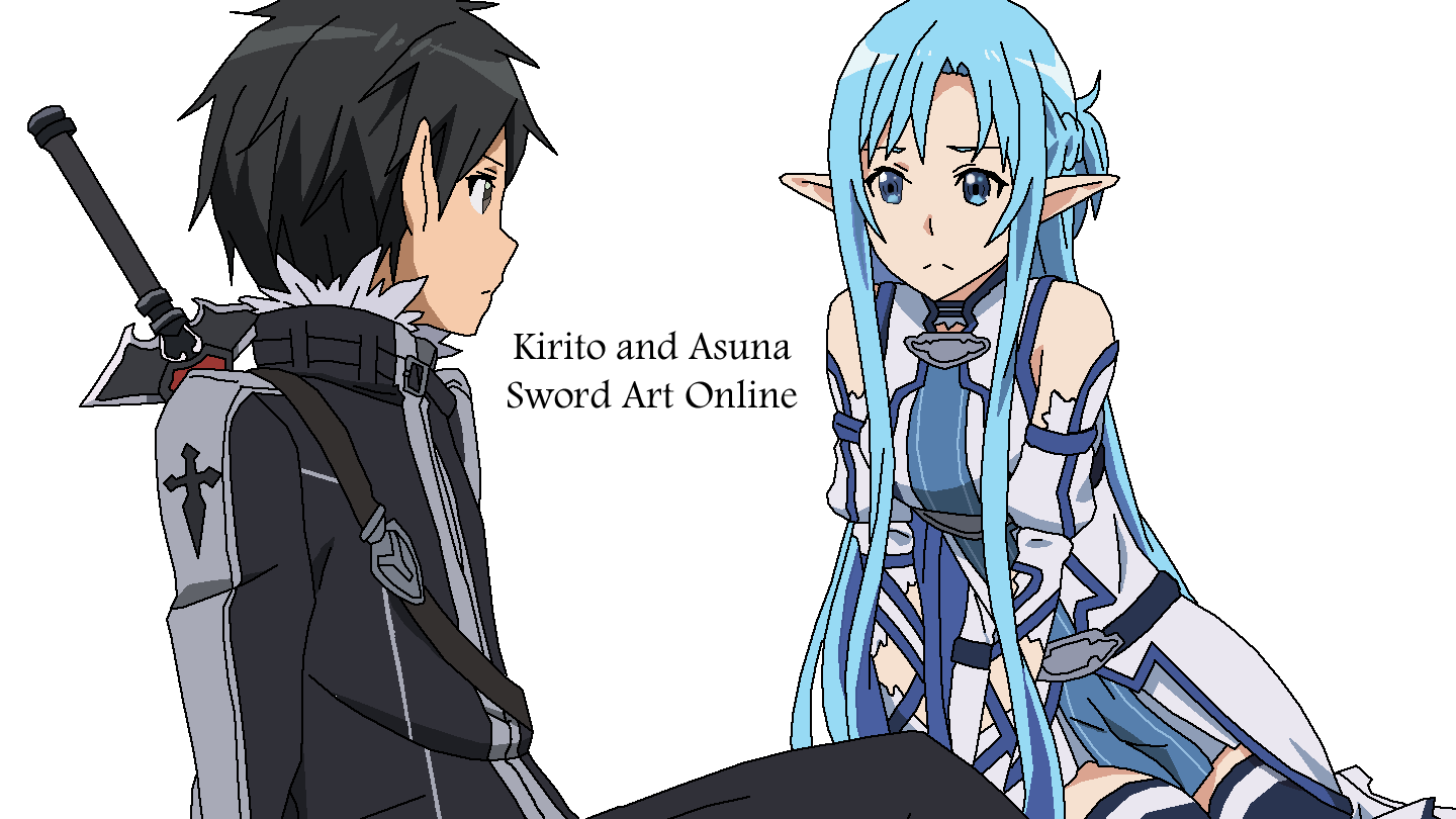 Kirito and Asuna - Sword Art Online