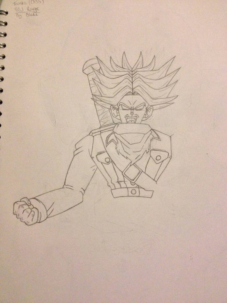 Trunks ( SSJ Rage ) by Blake-Foot on DeviantArt