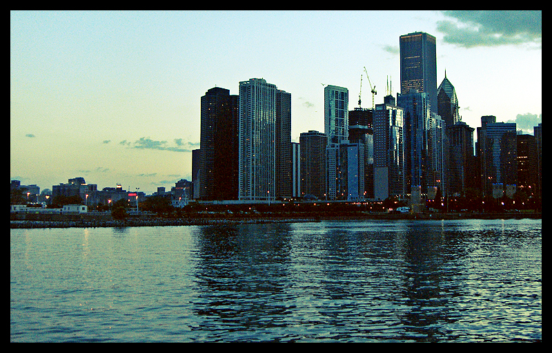 chicago at night