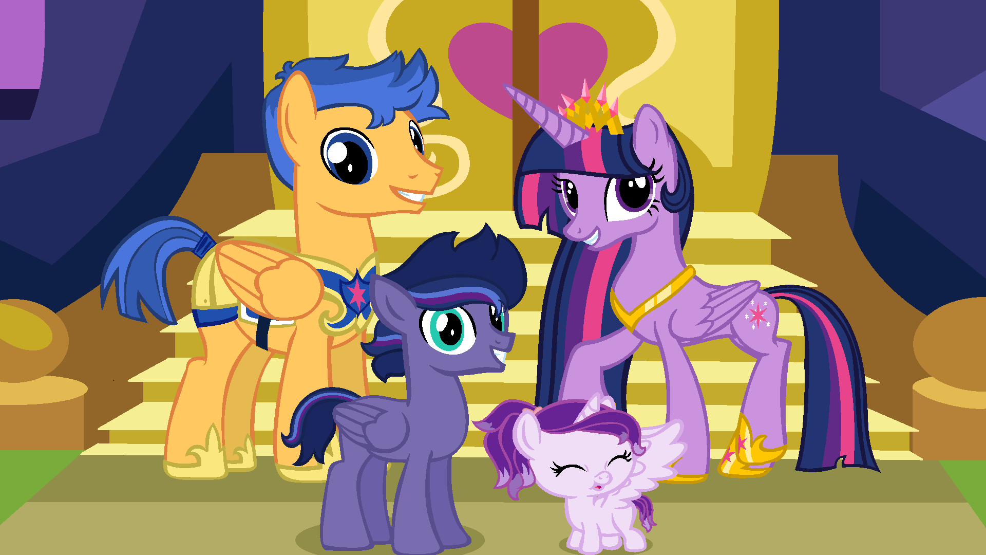 Twilight sparkle and flash online sentry have a baby