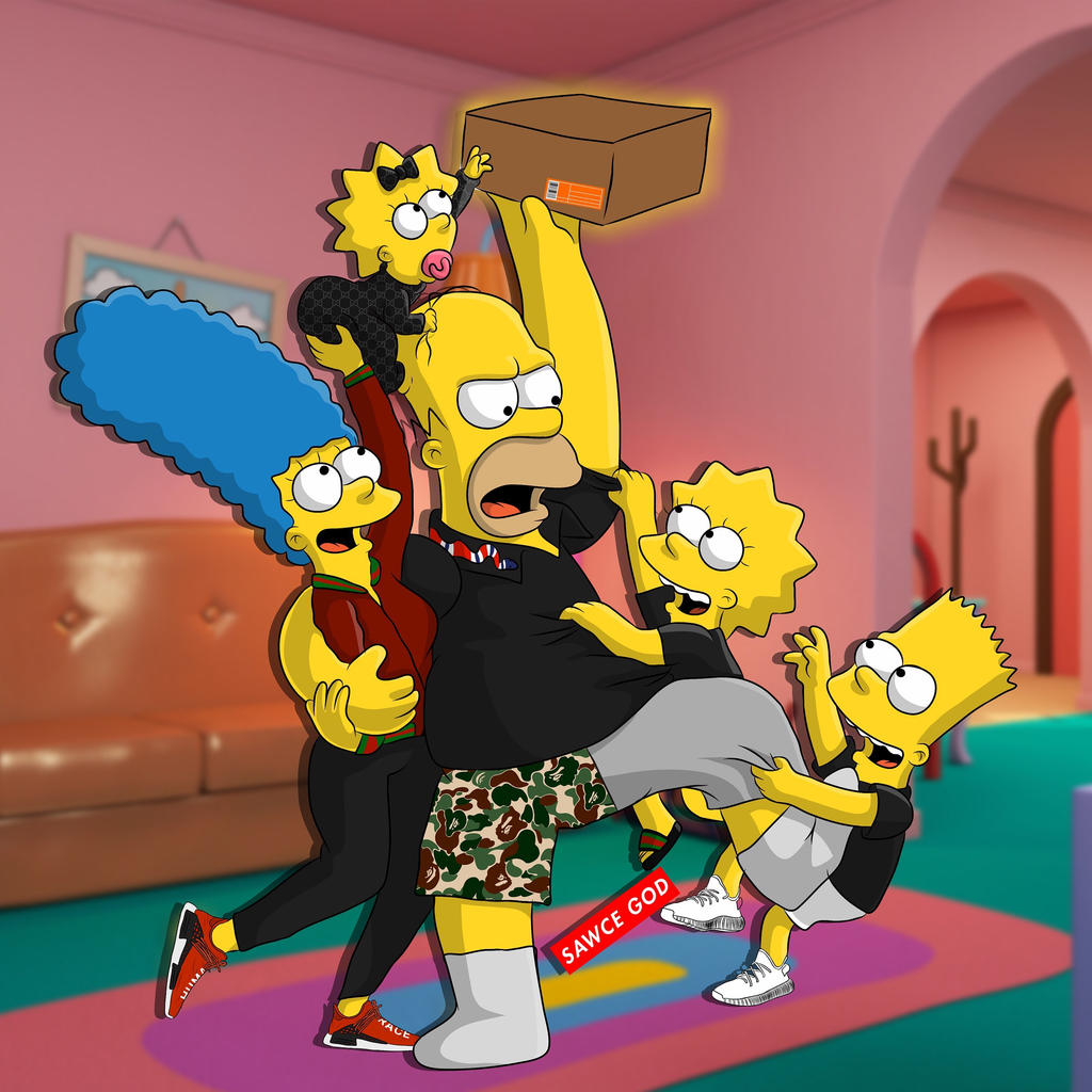 Simpsons family fly swag by fragmentface on DeviantArt