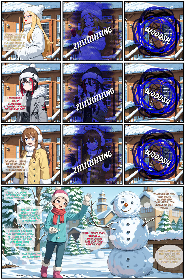 (Inanimate TF Comic) Do You Want to Be a Snowman? by Fungip on DeviantArt