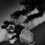 The Creepy live action mickey mouse art by me.