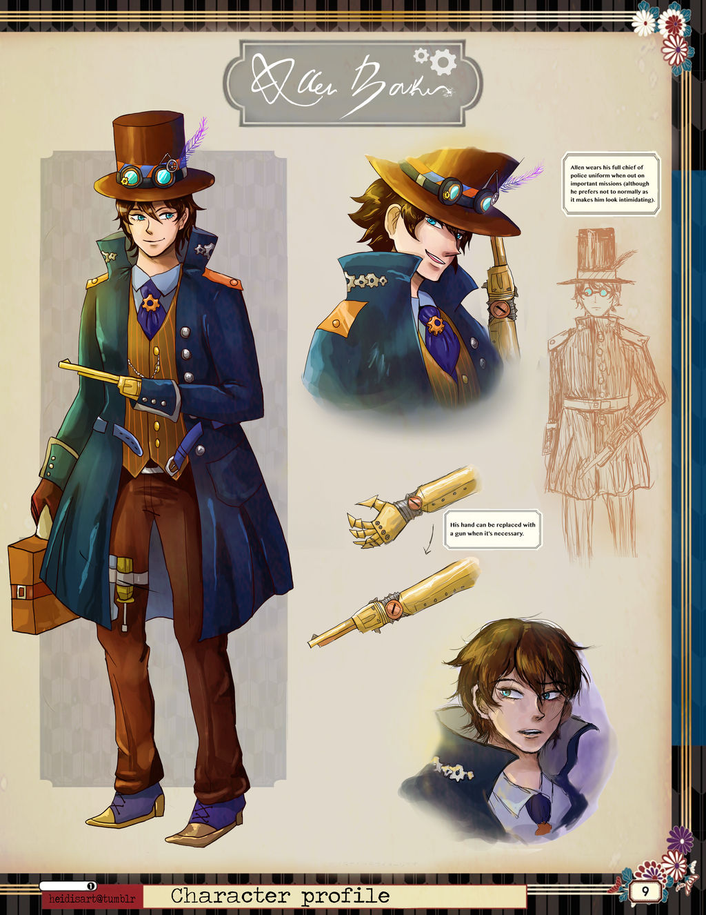 DGS OC Contest 2015 Entry: Allen Baker Part 1 by AngelsMelodie